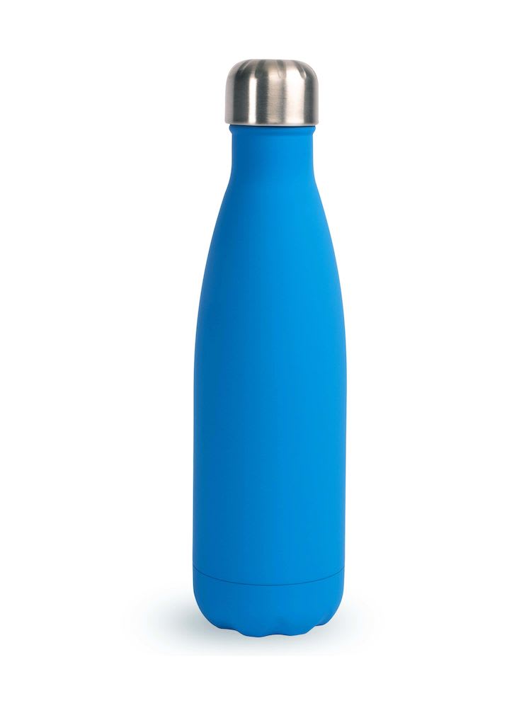 Steel bottle rubber finish, 50cl