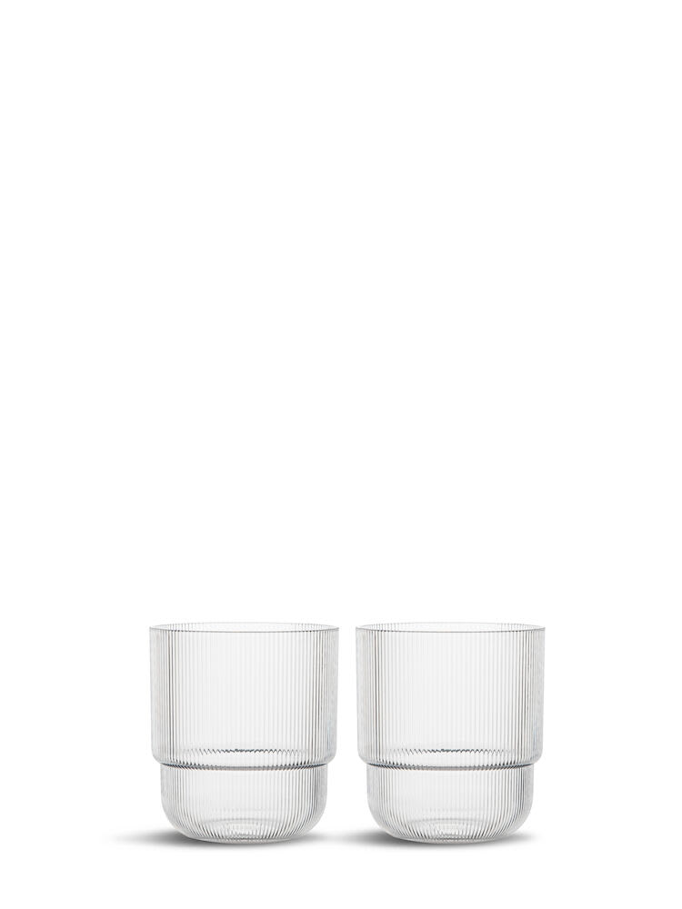 Billi water glass, 2-pcs Clear