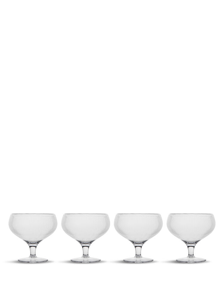 Billi coupeglas, 4 stk Klar