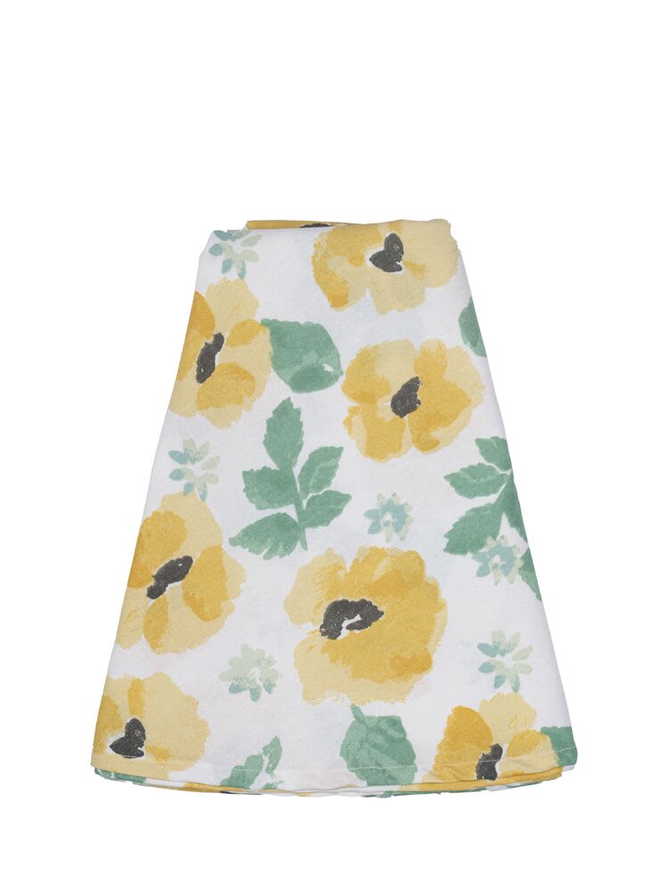Eden round waxed tablecloth