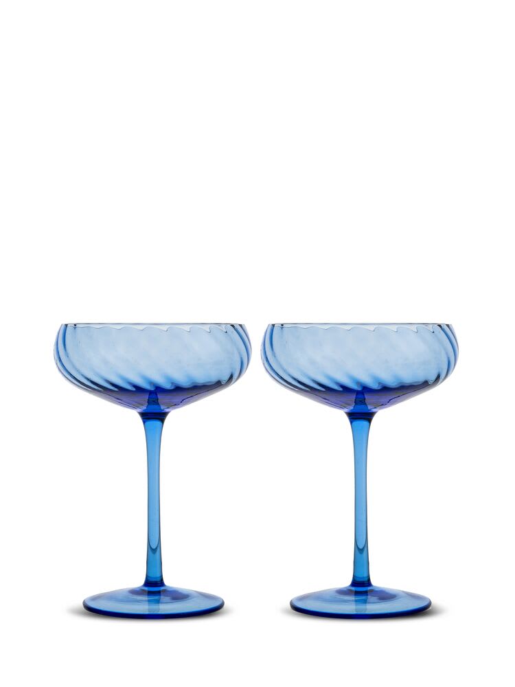 Champagne saucer Opacity 2pcs/set