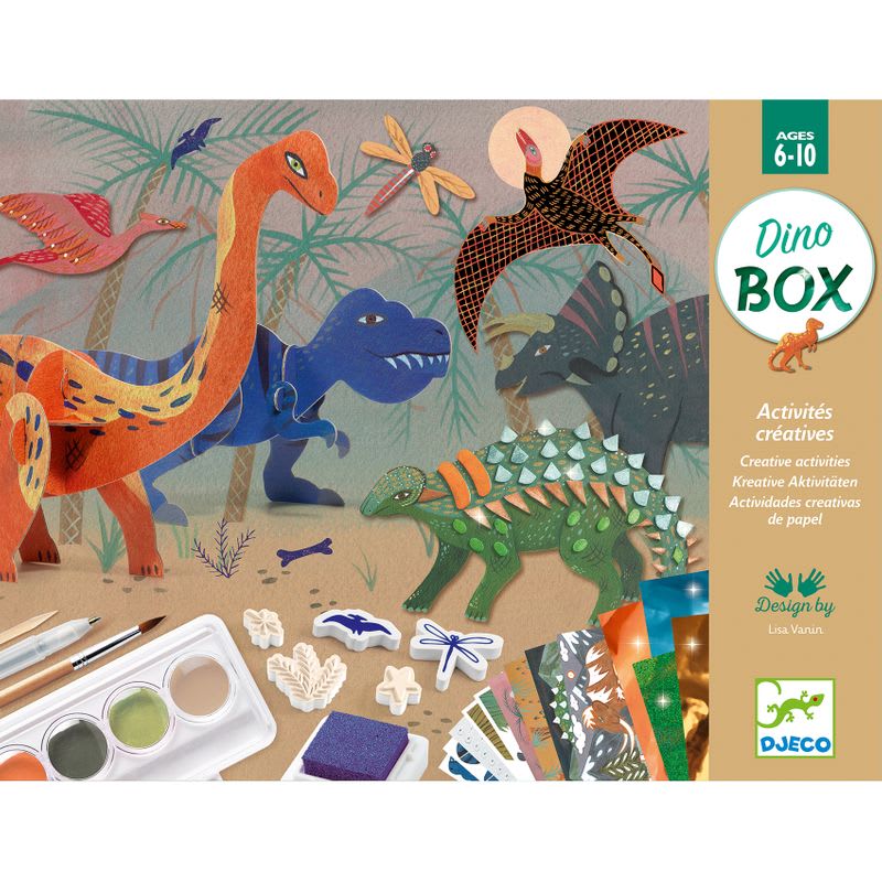 Krea-boks Dinosaurer