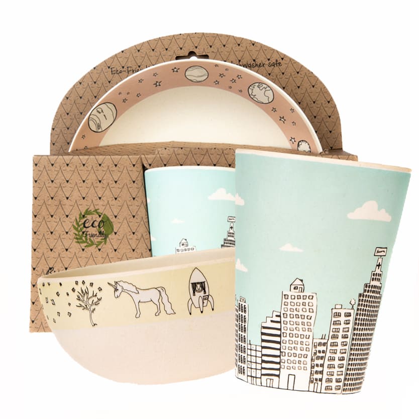 Bamboo Dinner Set