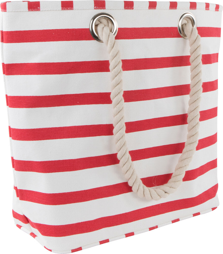 Canvas Väska Stripe Röd