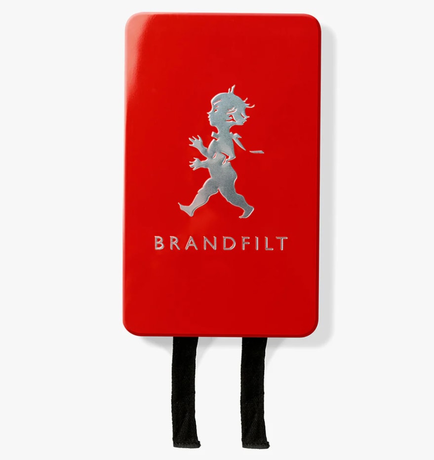 Brandtæppe - Rød