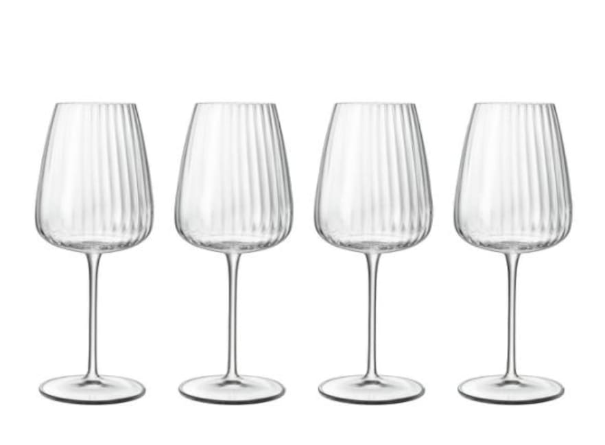 4 stk Luigi Bormioli Optica Chardonnay Hvidvinsglas