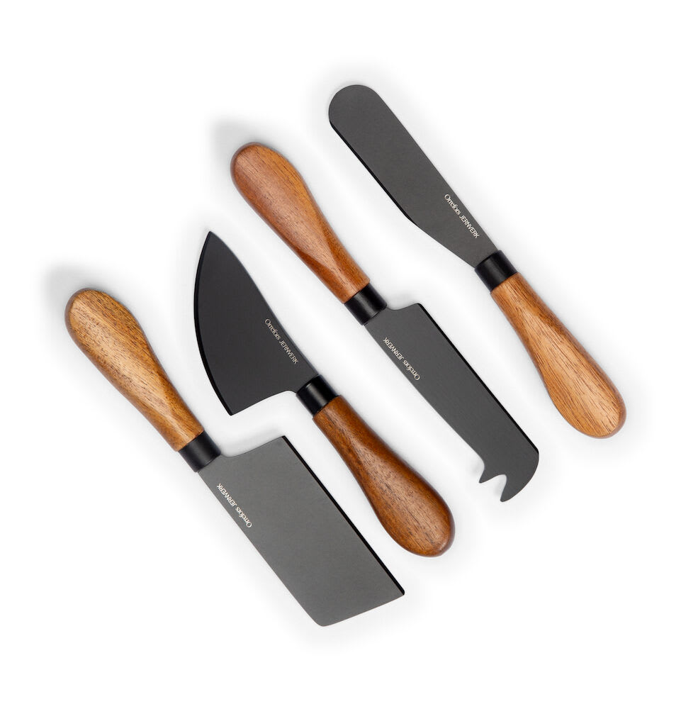 Ostknivar 4-pack Svart