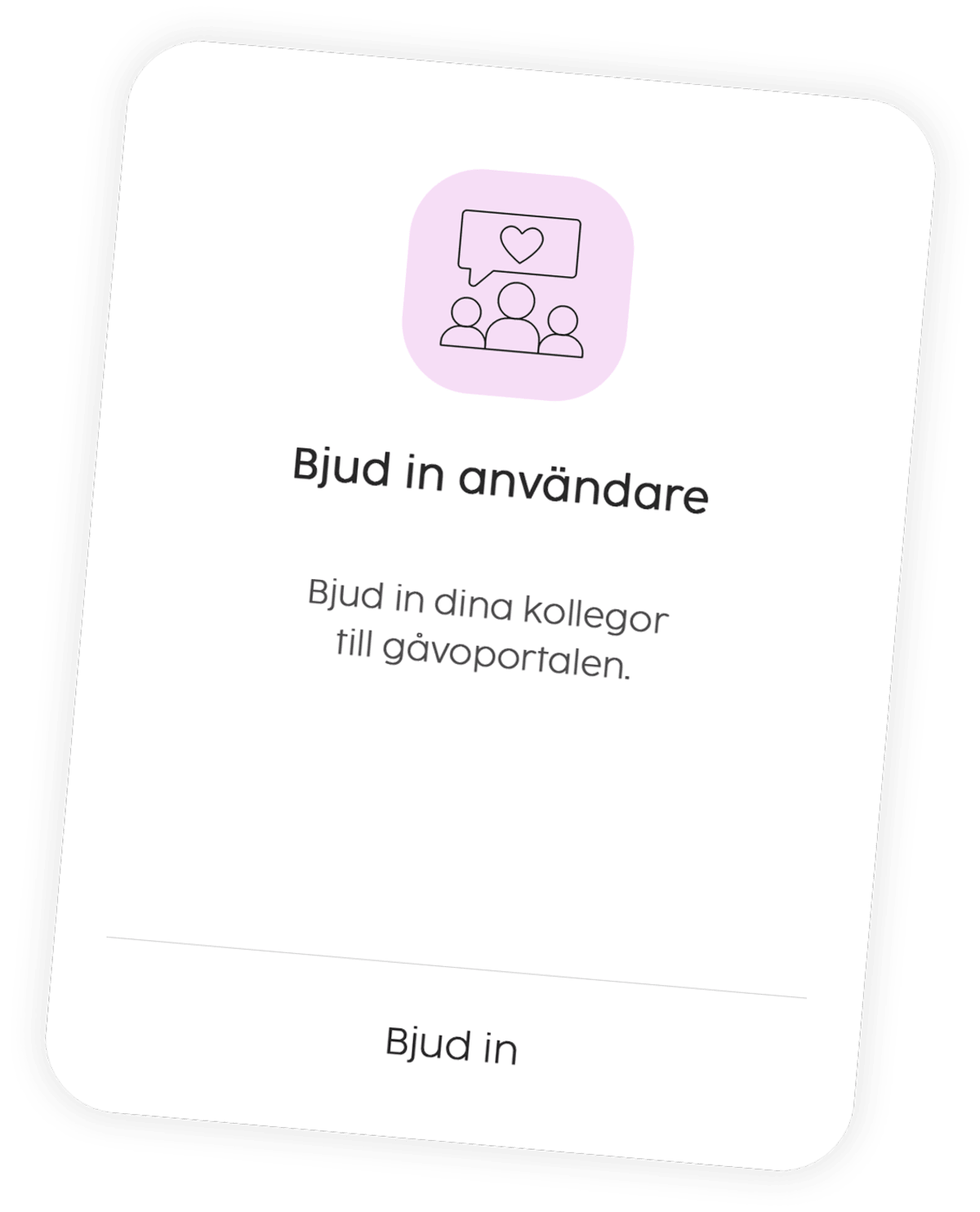 Dela på gåvoansvaret