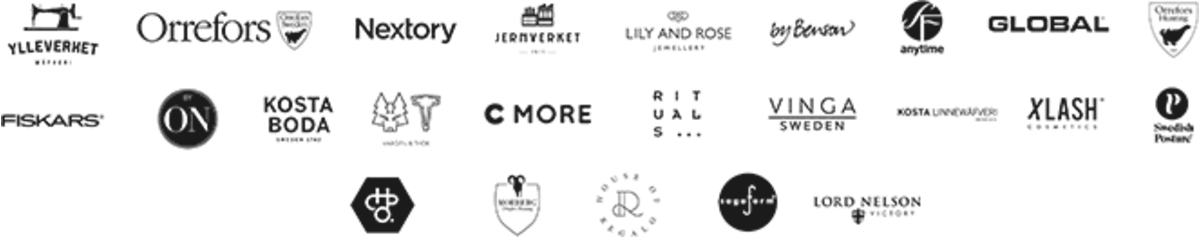 Varumärken på Charma.