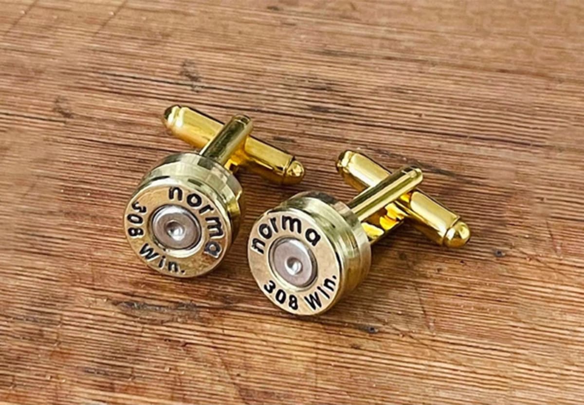 Manschettknappar i mässing