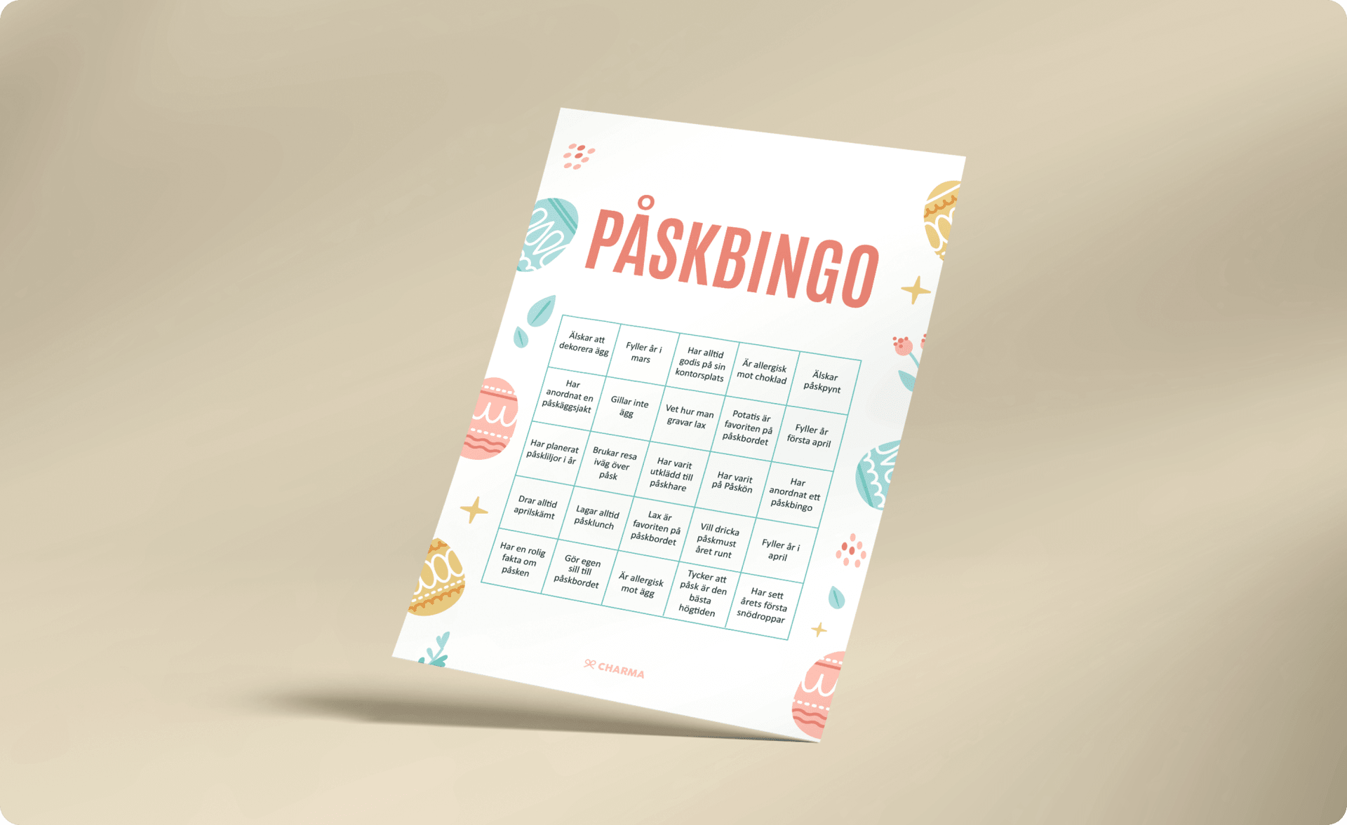 charma-påskbingo-anställda-på-kontor