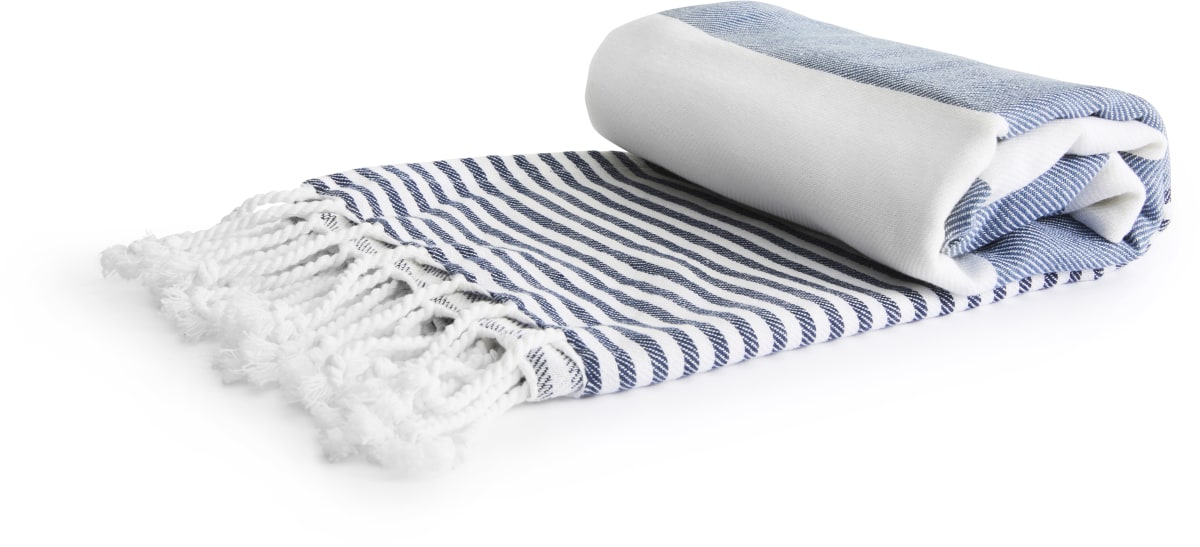 Hamam handduk 145x250cm ECO med logotyp, Företagsgåvor