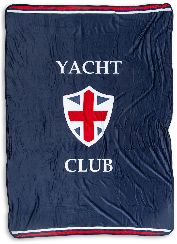 Yacht Plaid Micromink med logotyp, Företagsgåvor