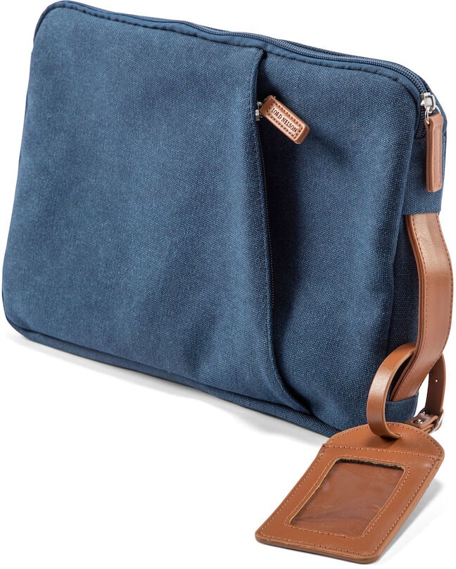 Laptop Bag Marinblå med logotyp, Företagsgåvor