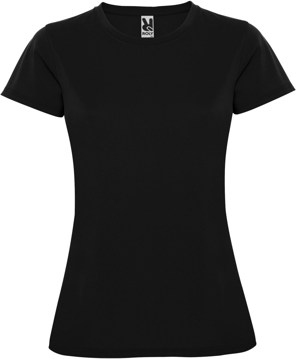 Montecarlo kortärmad funktions T-shirt för dam med logotyp, Företagsgåvor