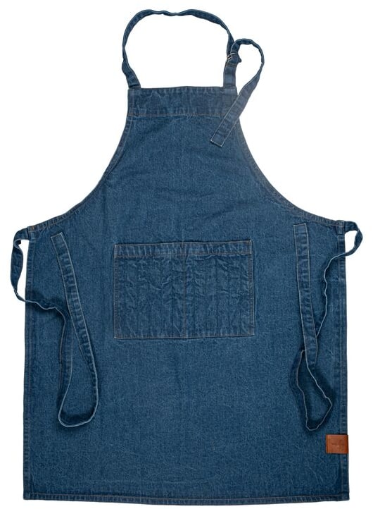 Aron denim förkläde med logotyp, Företagsgåvor