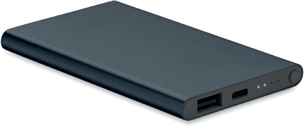 Powerbank 4000mAh typ C med logotyp, Företagsgåvor