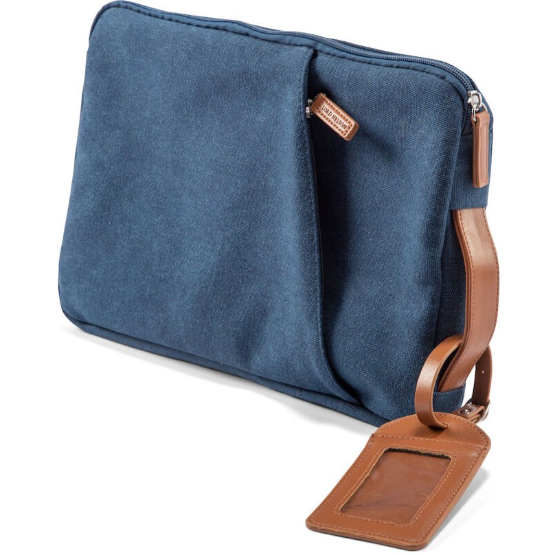 Laptop Bag Marinblå med logotyp, Företagsgåvor