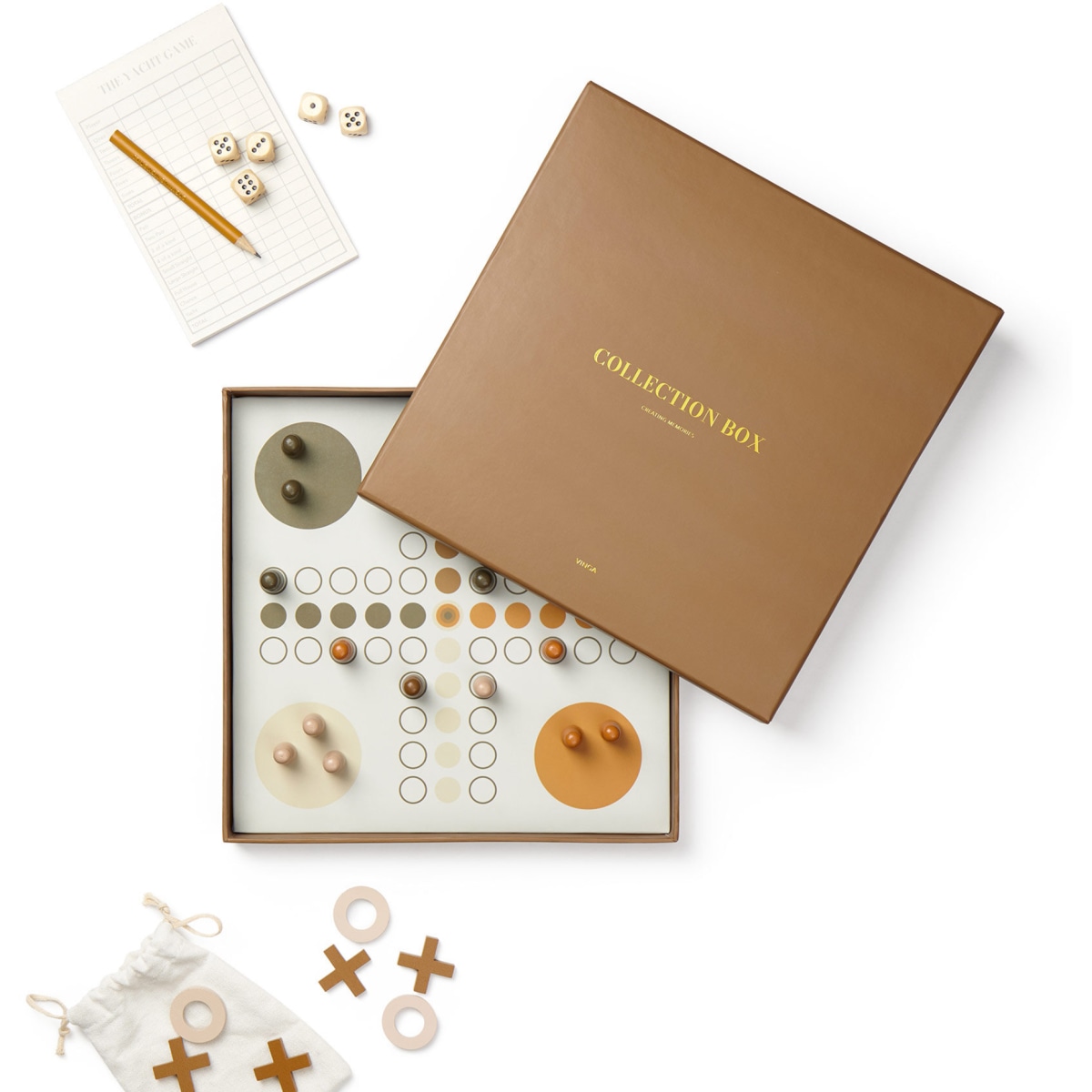 Coffee table collection box med logotyp, Företagsgåvor