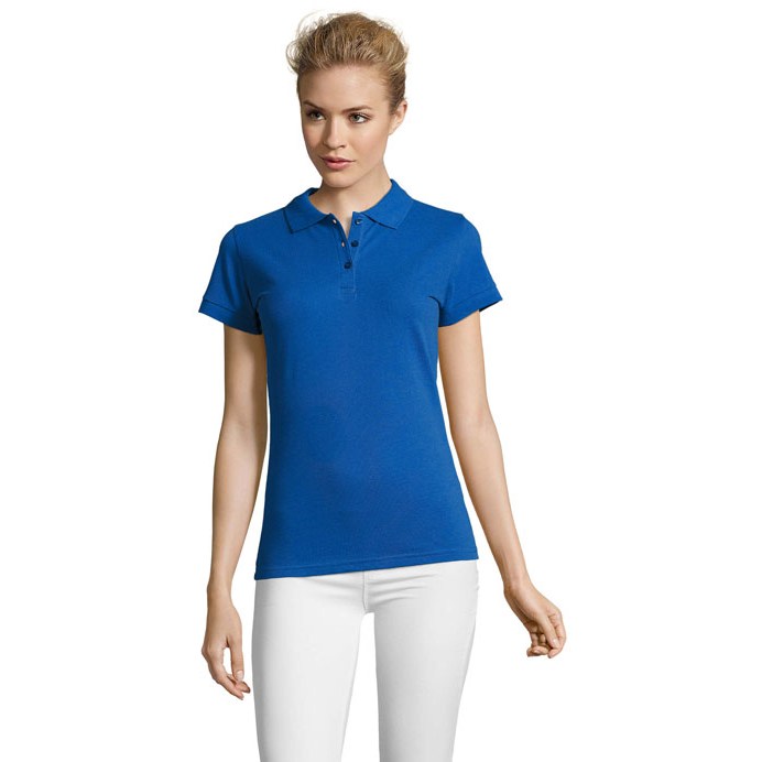 PERFECT DAM POLO PIQUE 180g med logotyp, Företagsgåvor