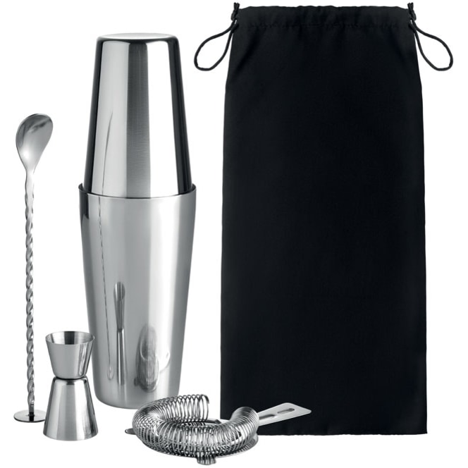 Cocktail shaker set 750 ml med logotyp, Företagsgåvor