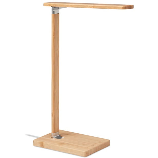 Skrivbordslampa + laddare 10W med logotyp, Företagsgåvor