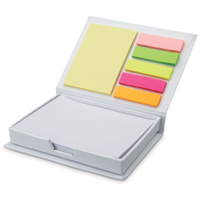 Noteringsblock och post-it med logotyp, Företagsgåvor