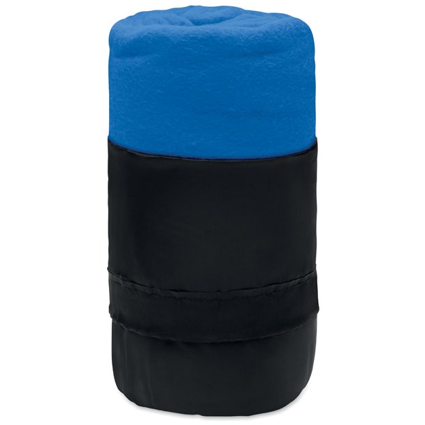 Fleecepäd i RPET med logotyp, Företagsgåvor