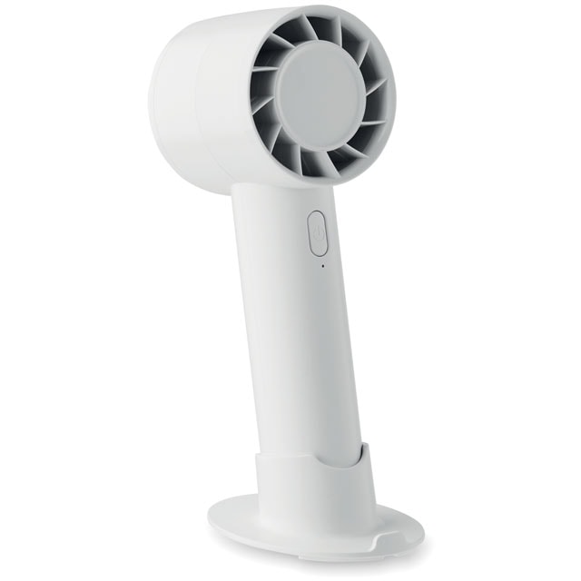 Liten bärbar fläkt 2000 mAh med logotyp, Företagsgåvor