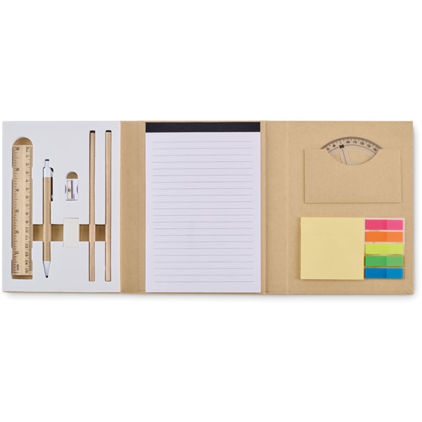 Anteckningsset med memolappar med logotyp, Företagsgåvor