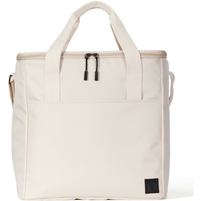 R-Pet Kylväska Stor - Meribel Beige med logotyp, Företagsgåvor