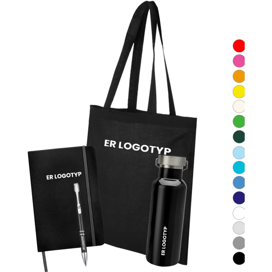 Onboardingkit med tryck - Mellan med logotyp, Företagsgåvor