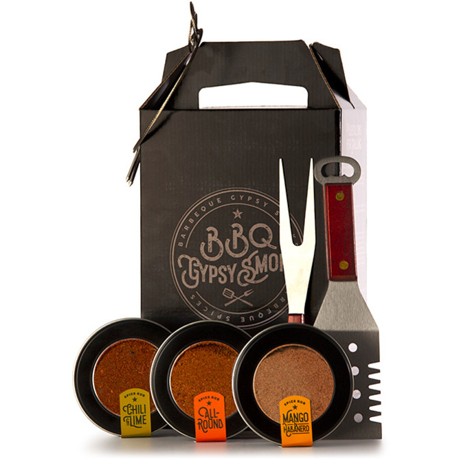 BBQ Gypsy Smoke Spice Rub Box, Företagsgåvor
