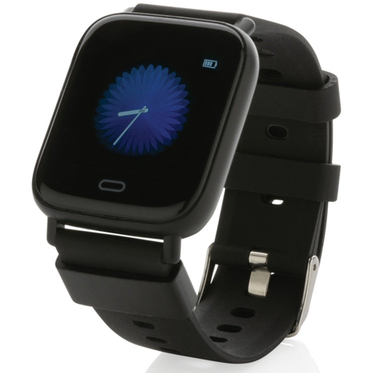 Fit watch RCS återvunnen TPU med logotyp, Företagsgåvor