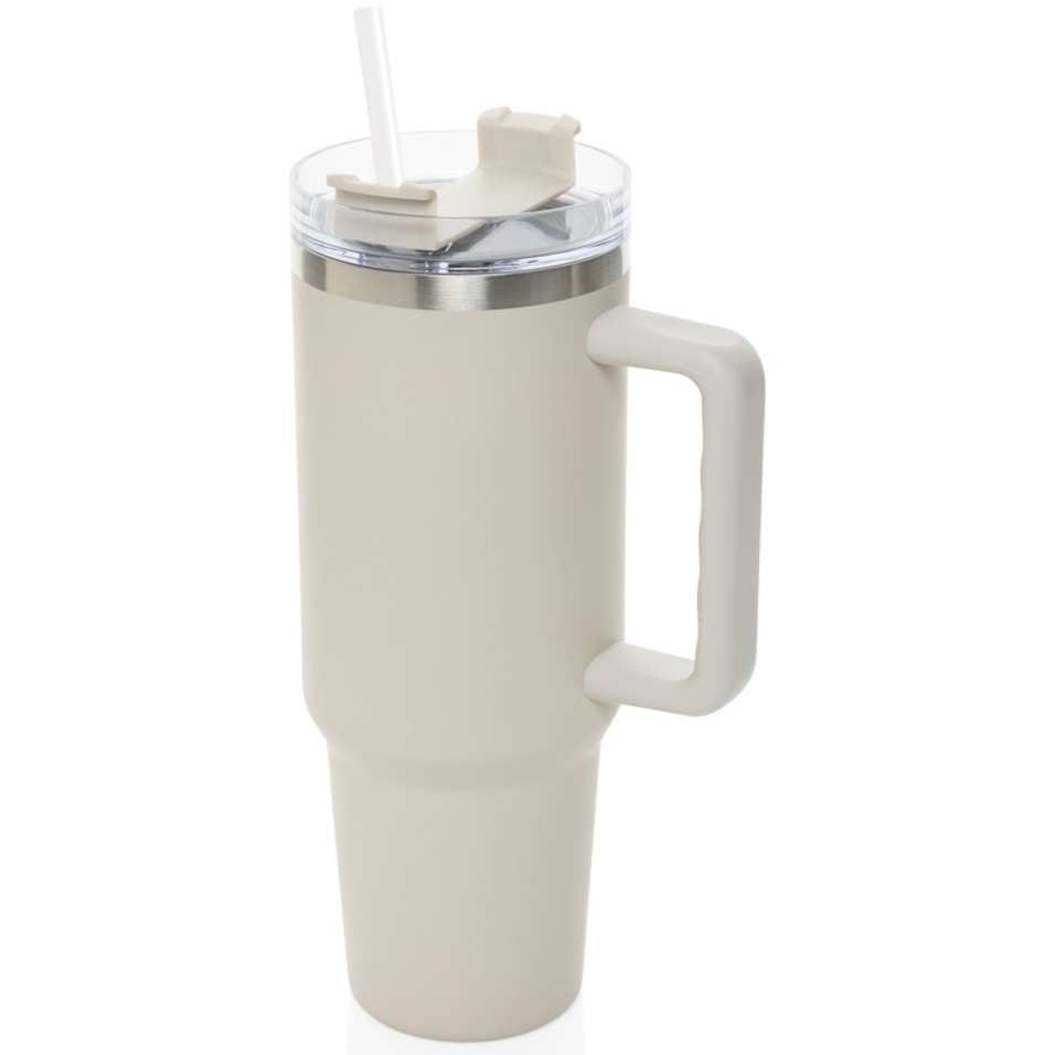 Peakflow RCS tumbler i återvunnet stål 1200ML med logotyp, Företagsgåvor