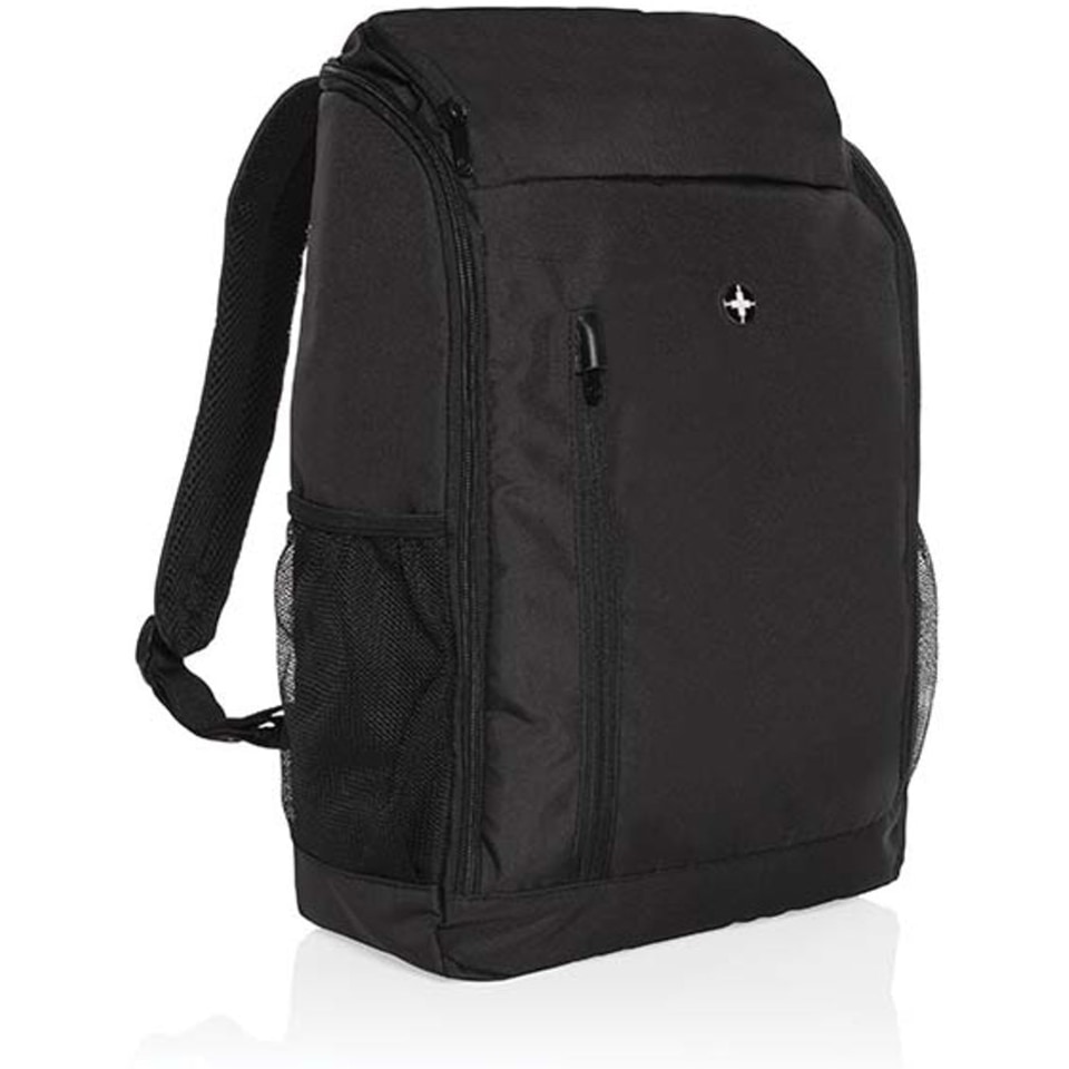 Swiss Peak Aware 15.6" laptopryggsäck med logotyp, Företagsgåvor