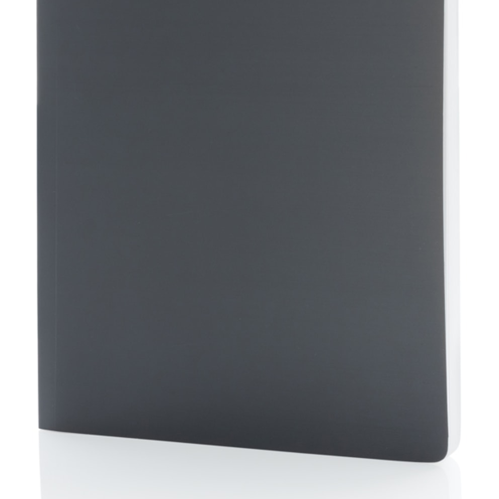 A5 Impact softcover stenpapper anteckningsbok med logotyp, Företagsgåvor
