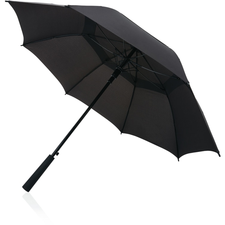 Swiss Peak AWARE Tornado 23” stormparaply med logotyp, Företagsgåvor