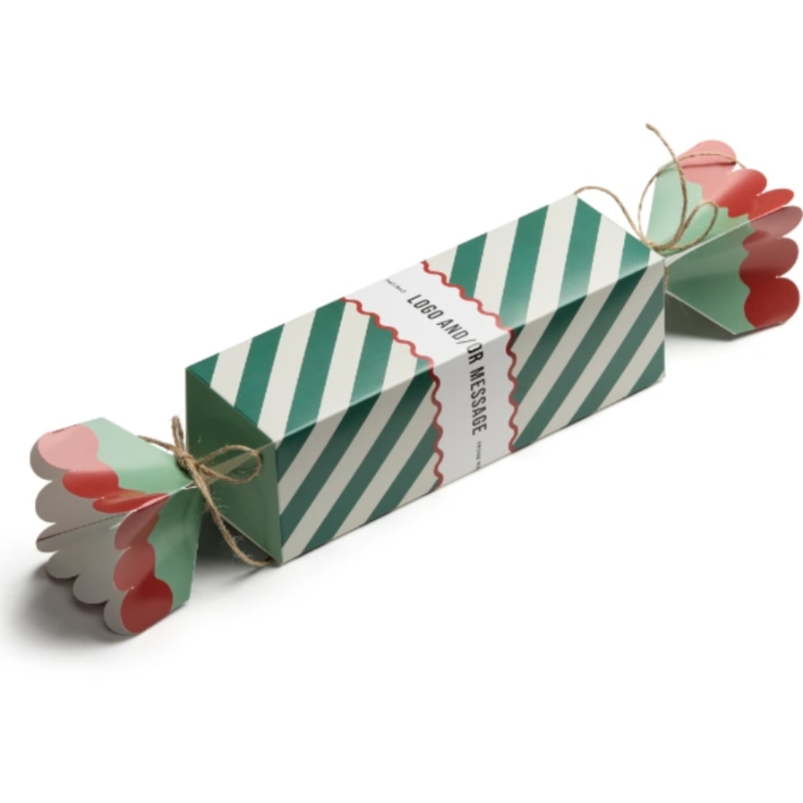 Christmas Rosette - Chokladdragerad kolamix, 350 g, Företagsgåvor