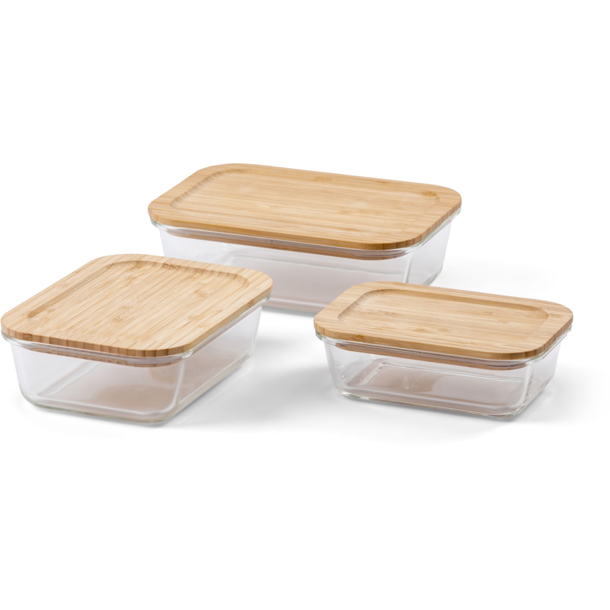 Matlåda Glas 3-pack med logotyp, Företagsgåvor