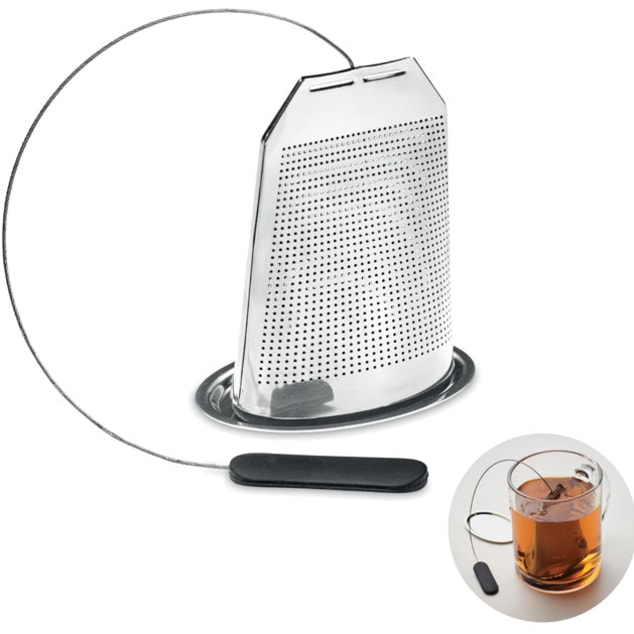 Tea påse i rostfritt stål med logotyp, Företagsgåvor