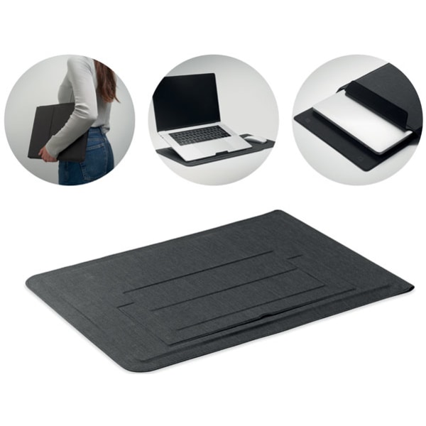 16 tums laptopfodral i filt med logotyp, Företagsgåvor