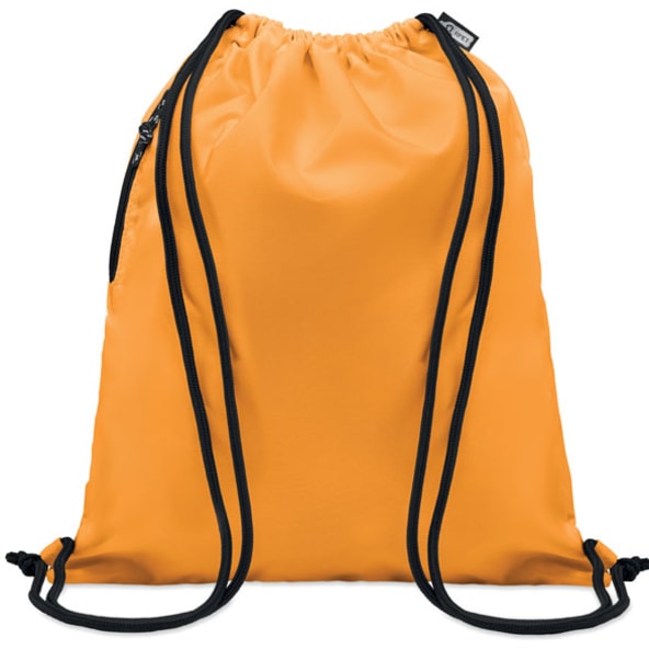 Stor gymnastikpåse 300D RPET med logotyp, Företagsgåvor